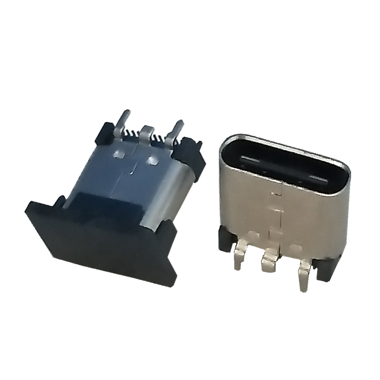 type-c  立式贴片 母座24p SMT H=8.8mm